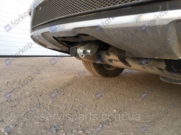 Оцинкований фаркоп на Mercedes-Benz GL W166 2011-2015 Швидкознімний автомат на ручці - Зображення 10