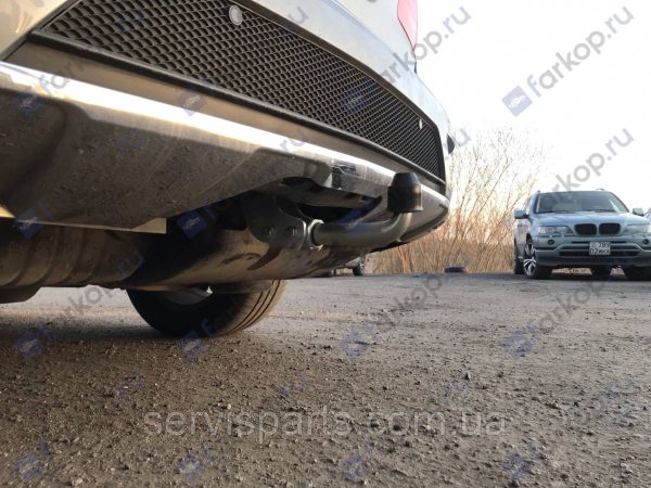 Оцинкований фаркоп на Mercedes-Benz GL W166 2011-2015 Швидкознімний автомат на ручці - Зображення 9