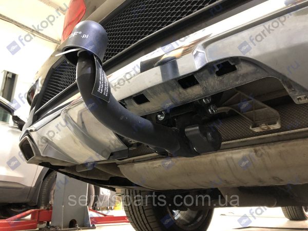 Швидкознімний фаркоп на Mercedes-Benz GL W166 2012-2016 на ключах - Зображення 3