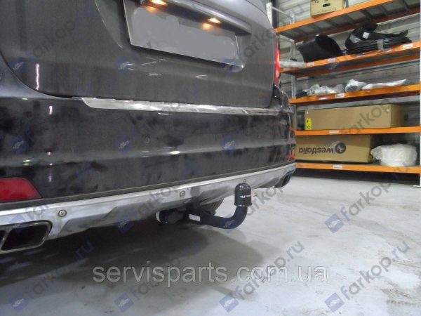 Швидкознімний фаркоп на Mercedes-Benz GL W164 2006-2012 на ключах - Зображення 4