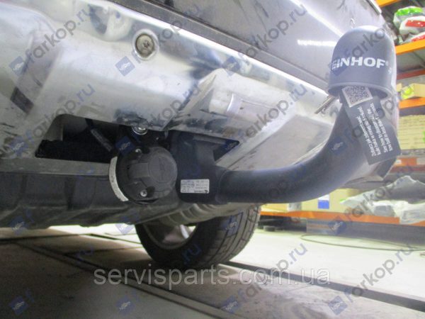 Швидкознімний фаркоп на Mercedes-Benz GL W164 2006-2012 на ключах - Зображення 8