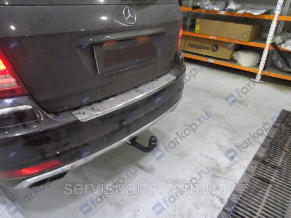 Швидкознімний фаркоп на Mercedes-Benz GL W164 2006-2012 на ключах - Зображення 5