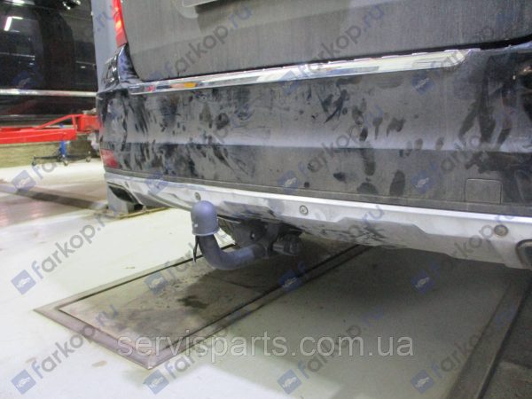 Швидкознімний фаркоп на Mercedes-Benz GL W164 2006-2012 на ключах - Зображення 6