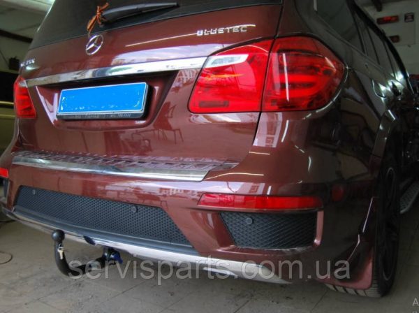 Швидкознімний фаркоп на Mercedes-Benz GL W166 2012-2016 на ключах - Зображення 10