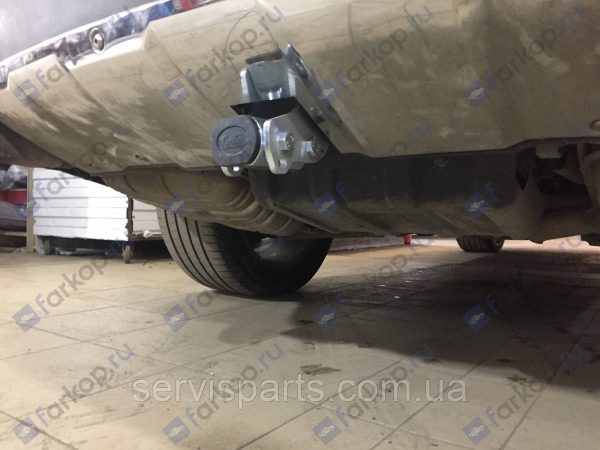 Оцинкований фаркоп на Mercedes-Benz GL W164 2005-2012 Швидкознімний автомат на ручці - Зображення 4