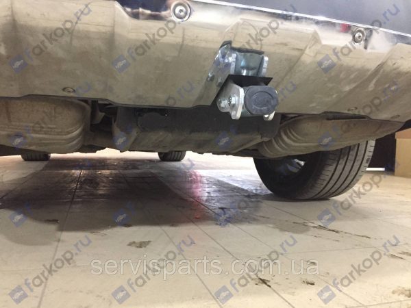Оцинкований фаркоп на Mercedes-Benz GL W164 2005-2012 Швидкознімний автомат на ручці - Зображення 3