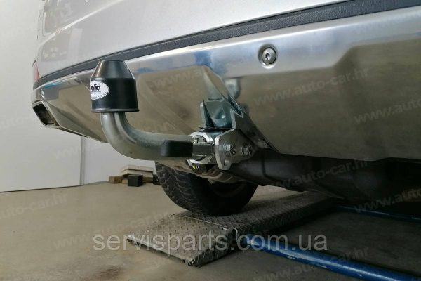 Оцинкований фаркоп на Mercedes-Benz GL W164 2005-2012 Швидкознімний автомат на ручці - Зображення 6
