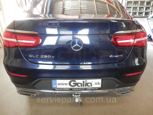 Оцинкований фаркоп Mercedes GLC X253 2015-2022 Швидкознімний автомат на ручці - Зображення 8