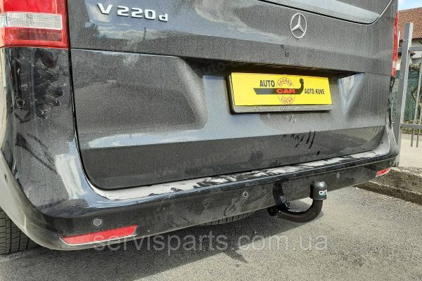 Швидкознімний фаркоп на Mercedes-Benz Vito V-Class W447 2014- на ключах - Зображення 6