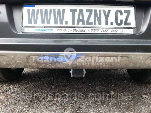 Оцинкований фаркоп на Peugeot 3008 I 2009-2016 без підрізу бампера Швидкознімний автомат на ручці - Зображення 9