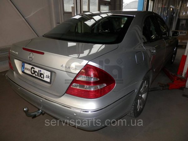 Оцинкований фаркоп на Mercedes-Benz E-class W211 2002-2009 Швидкознімний автомат на ручці - Зображення 6