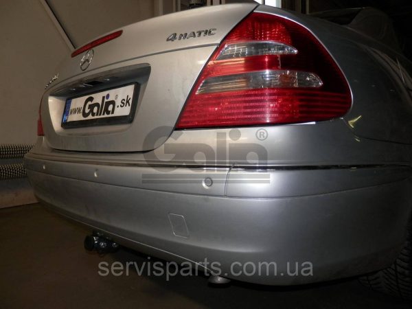 Оцинкований фаркоп на Mercedes-Benz E-class W211 2002-2009 Швидкознімний автомат на ручці - Зображення 7