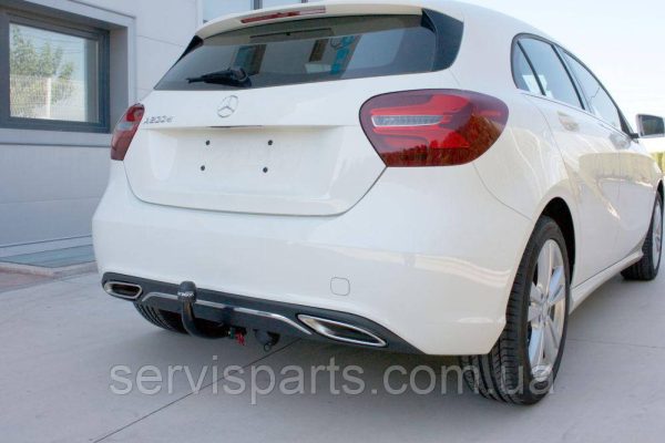Швидкоз'ємний фаркоп на Mercedes A-class W176 2012-2018 на ключах - Зображення 8