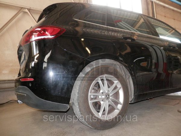 Оцинкований фаркоп на Mercedes A-class W177 2018- Швидкознімний автомат на ручці - Зображення 6