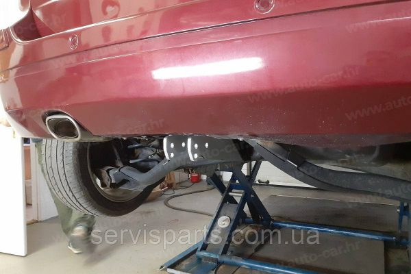 Оцинкований фаркоп на Mercedes B-class W245 2005-2012 - Зображення 7
