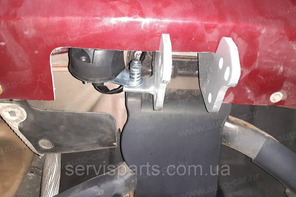 Оцинкований фаркоп на Mercedes B-class W245 2005-2012 - Зображення 8