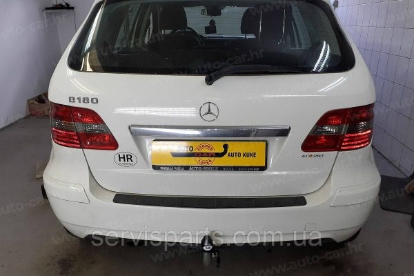 Оцинкований фаркоп на Mercedes B-class W245 2005-2012 Швидкознімний автомат на ручці - Зображення 2