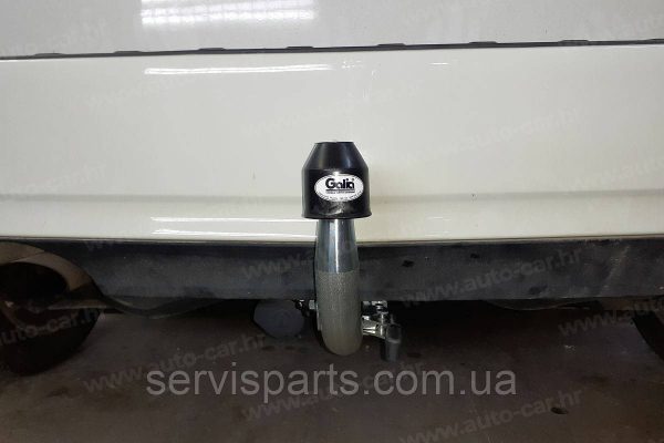 Оцинкований фаркоп на Mercedes B-class W245 2005-2012 Швидкознімний автомат на ручці - Зображення 3