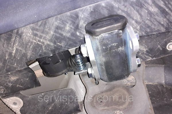 Оцинкований фаркоп на Mercedes B-class W245 2005-2012 Швидкознімний автомат на ручці - Зображення 5