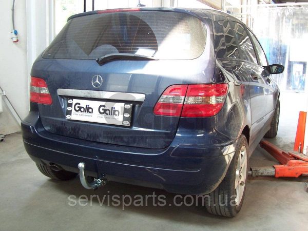 Оцинкований фаркоп на Mercedes B-class W245 2005-2012 Швидкознімний автомат на ручці - Зображення 7
