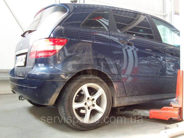 Оцинкований фаркоп на Mercedes B-class W245 2005-2012 Швидкознімний автомат на ручці - Зображення 8