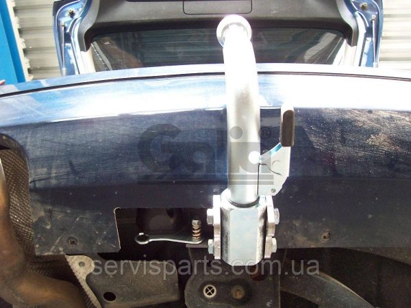 Оцинкований фаркоп на Mercedes B-class W245 2005-2012 Швидкознімний автомат на ручці - Зображення 10