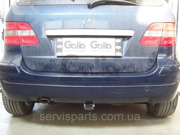 Оцинкований фаркоп на Mercedes B-class W245 2005-2012 Швидкознімний автомат на ручці