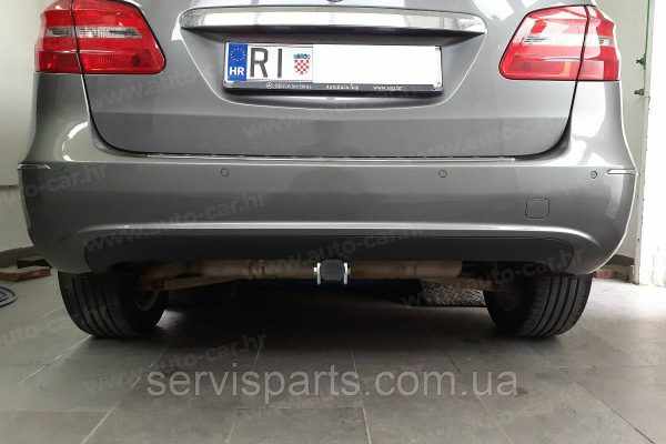 Оцинкований фаркоп на Mercedes B-class W246 2011-2018 Швидкознімний автомат на ручці - Зображення 2