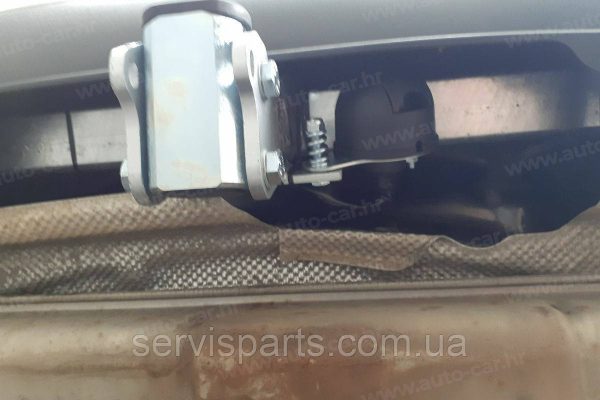 Оцинкований фаркоп на Mercedes B-class W246 2011-2018 Швидкознімний автомат на ручці - Зображення 3