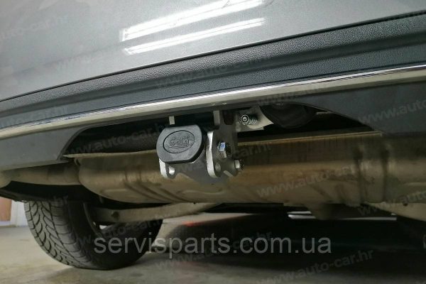 Оцинкований фаркоп на Mercedes B-class W246 2011-2018 Швидкознімний автомат на ручці - Зображення 4