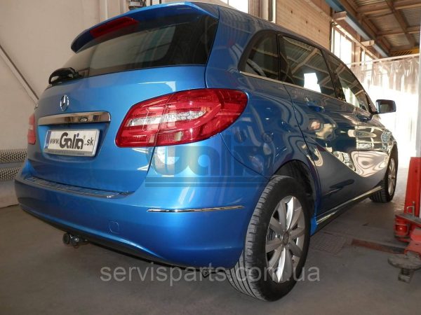 Оцинкований фаркоп на Mercedes B-class W246 2011-2018 Швидкознімний автомат на ручці