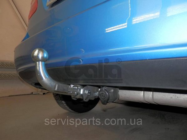 Оцинкований фаркоп на Mercedes B-class W246 2011-2018 Швидкознімний автомат на ручці - Зображення 8