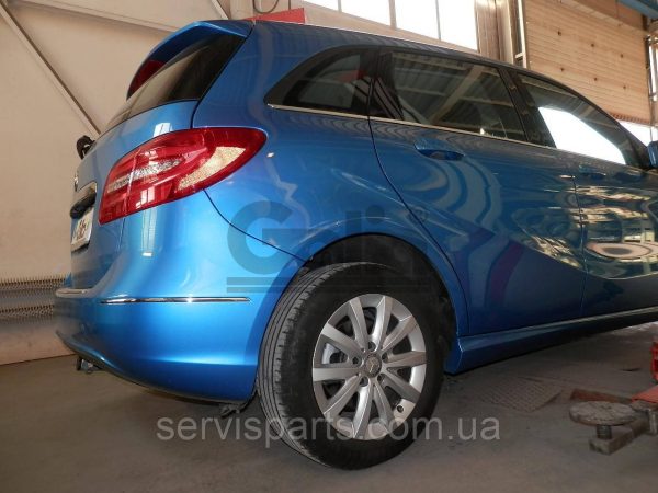 Оцинкований фаркоп на Mercedes B-class W246 2011-2018 Швидкознімний автомат на ручці - Зображення 10