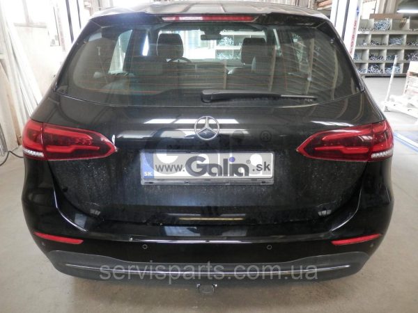 Оцинкований фаркоп на Mercedes B-class W247 2018- Швидкознімний автомат на ручці - Зображення 4