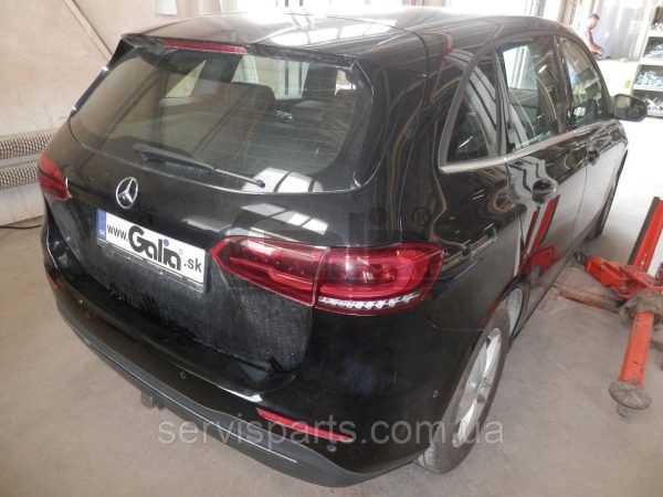 Оцинкований фаркоп на Mercedes B-class W247 2018- Швидкознімний автомат на ручці - Зображення 5