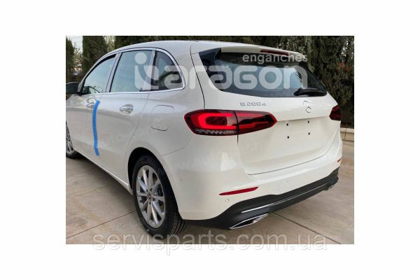 Швидкоз'ємний фаркоп на Mercedes B-class W247 2018- на ключах - Зображення 4