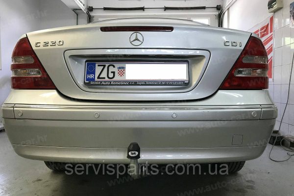 Оцинкований фаркоп на Mercedes C-class W203 S203 2000-2007 - Зображення 2