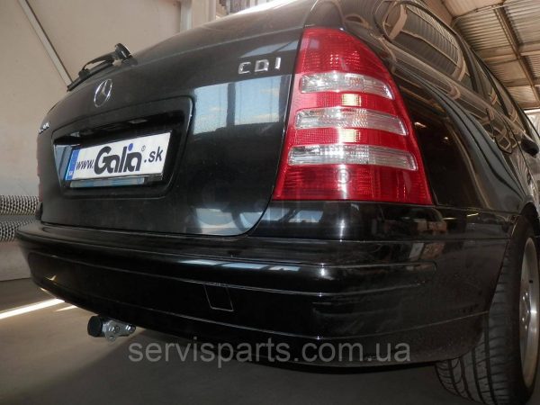 Оцинкований фаркоп на Mercedes-Benz C-class W203 S203 2000-2007 Швидкознімний автомат на ручці - Зображення 3