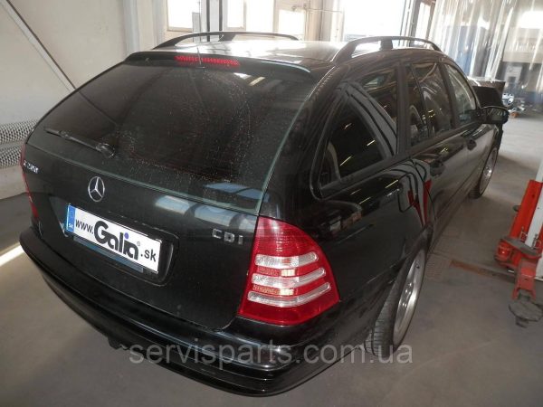 Оцинкований фаркоп на Mercedes-Benz C-class W203 S203 2000-2007 Швидкознімний автомат на ручці - Зображення 4