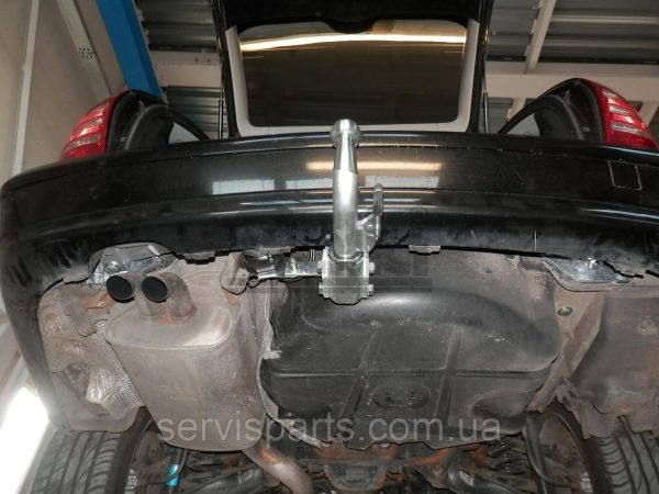 Оцинкований фаркоп на Mercedes-Benz C-class W203 S203 2000-2007 Швидкознімний автомат на ручці - Зображення 5