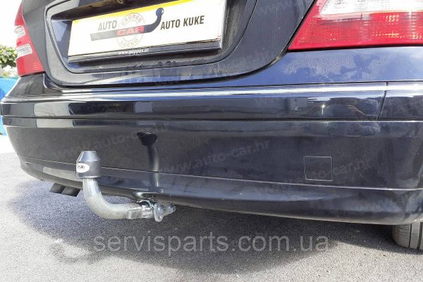 Оцинкований фаркоп на Mercedes-Benz C-class W203 S203 2000-2007 Швидкознімний автомат на ручці - Зображення 6