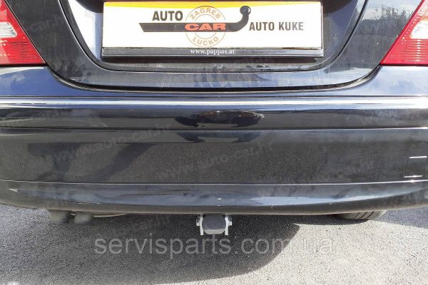 Оцинкований фаркоп на Mercedes-Benz C-class W203 S203 2000-2007 Швидкознімний автомат на ручці - Зображення 7