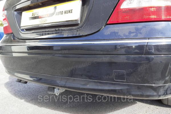 Оцинкований фаркоп на Mercedes-Benz C-class W203 S203 2000-2007 Швидкознімний автомат на ручці - Зображення 9