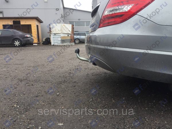 Оцинкований фаркоп на Mercedes C-class W204 S204 2007-2014 - Зображення 7