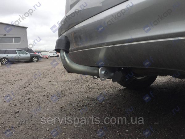 Оцинкований фаркоп на Mercedes C-class W204 S204 2007-2014 - Зображення 6
