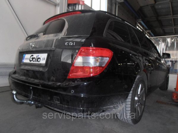 Оцинкований фаркоп на Mercedes C-class W204 S204 2007-2014 Швидкознімний автомат на ручці - Зображення 4