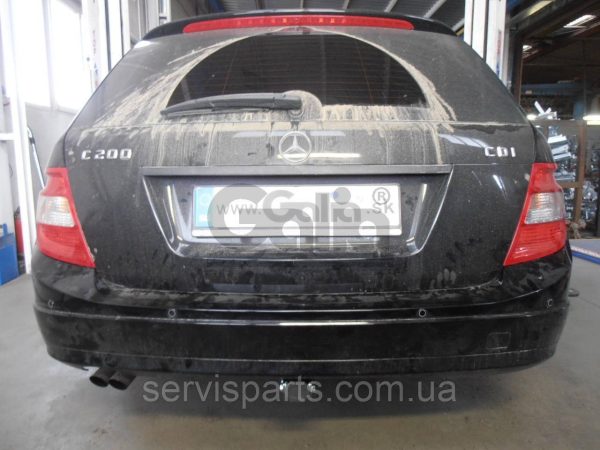 Оцинкований фаркоп на Mercedes C-class W204 S204 2007-2014 Швидкознімний автомат на ручці - Зображення 6