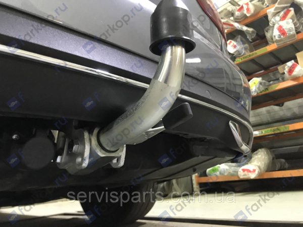 Оцинкований фаркоп на Mercedes C-class W205 S205 2014-2021 Швидкознімний автомат на ручці