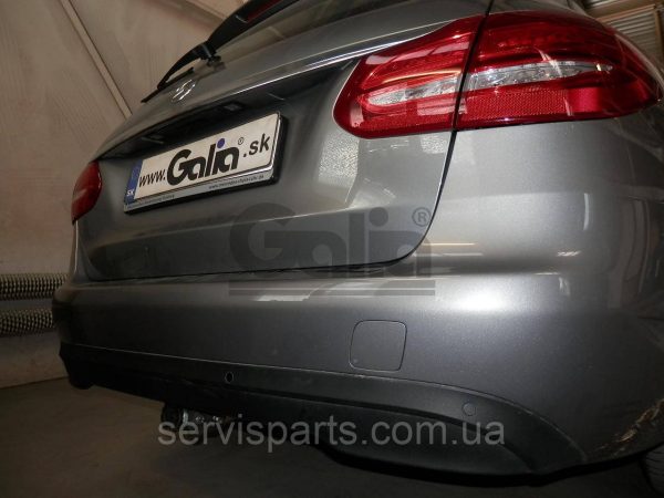 Оцинкований фаркоп на Mercedes C-class W205 S205 2014-2021 Швидкознімний автомат на ручці - Зображення 4