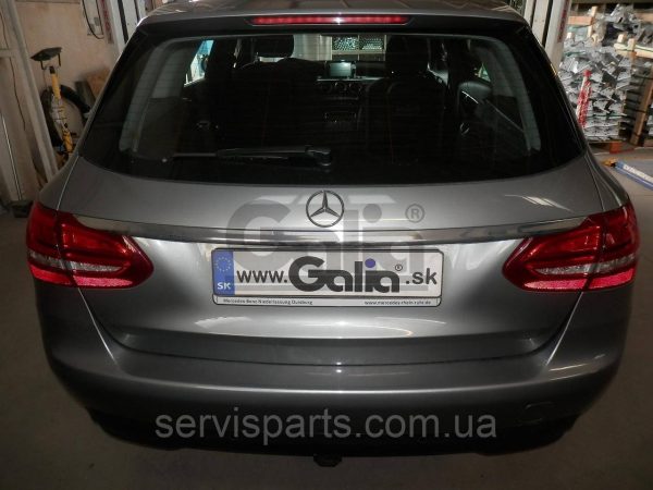 Оцинкований фаркоп на Mercedes C-class W205 S205 2014-2021 Швидкознімний автомат на ручці - Зображення 6